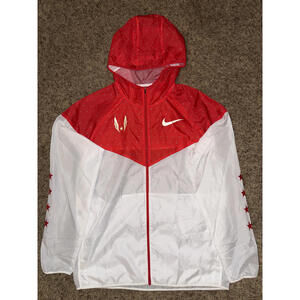 Nike Men’s Olpmpic Team USA Track And Field USATF Red White & Gold Jacket Sample
